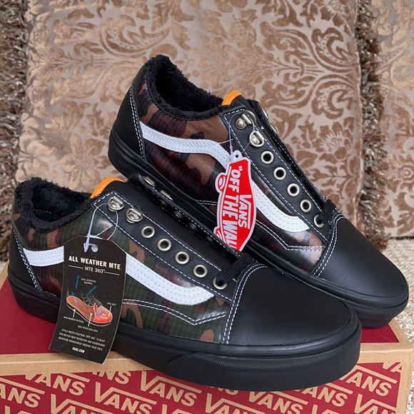 Vans WMNS Old Skool Mte Black/Camo Sneakers - Picture 8 of 16